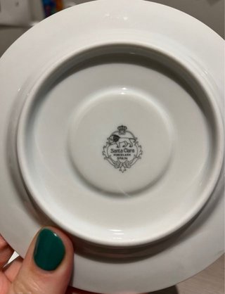 Juego de café porcelana Santa Clara