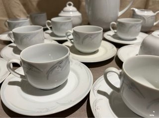 Juego de café porcelana Santa Clara