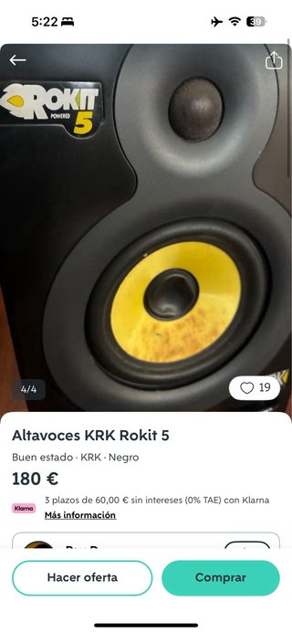Altavoces KRK Rokit 5