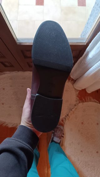 Zapatos de vestir Zara color vino tinto talla 44