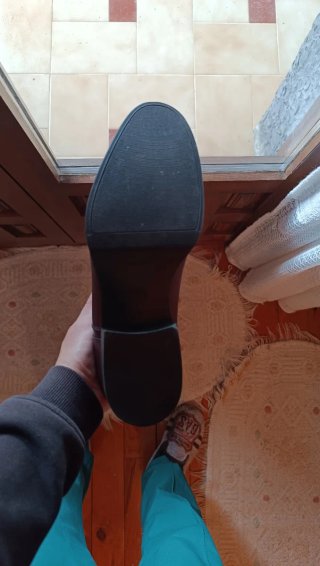 Zapatos de vestir Zara color vino tinto talla 44