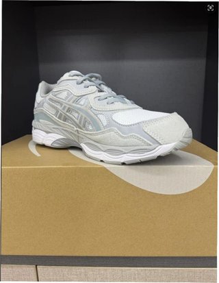 Asics Gel NYC Talla 40 Blanco Gris Perla