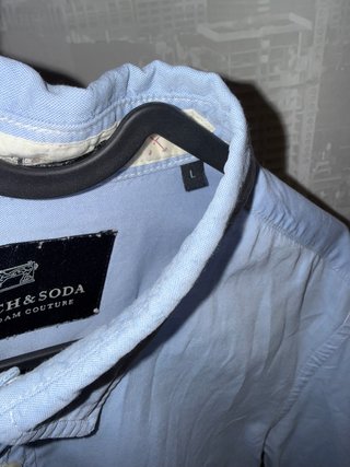 Camisa Oxford Scotch & Soda Azul Talla L