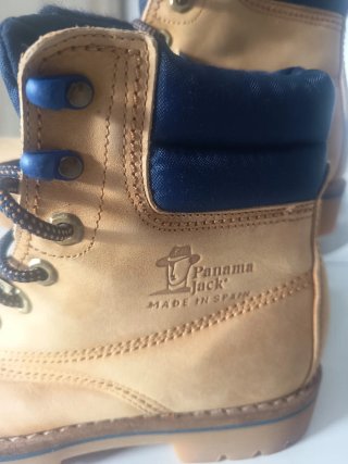 Botas Panama Jack Beige y Azul