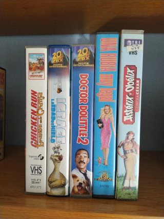Lote 5 Películas VHS: Chicken Run, Ice Age, Doctor