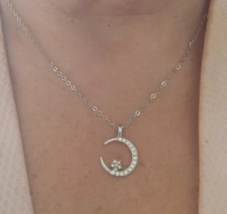 Colgante y cadena Luna y Estrella Nuevo.Sin estren