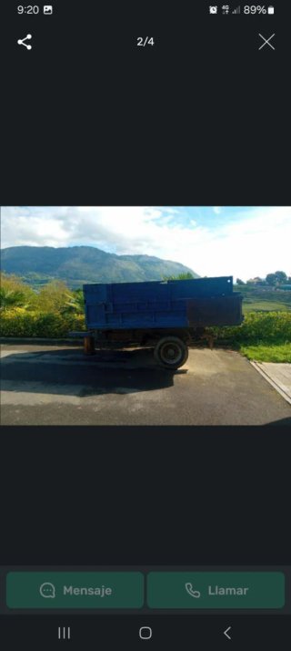 Remolque agrícola basculante