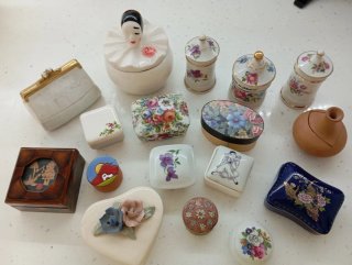 Colección Cajitas Porcelana y Madera