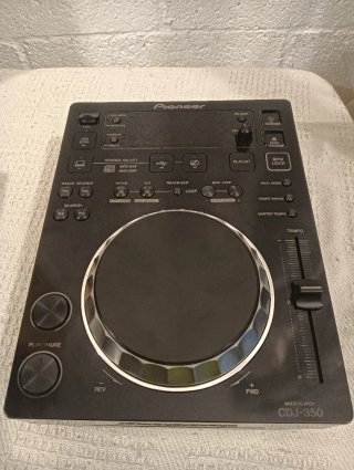 Pioneer CDJ-350 Reproductor DJ Negro