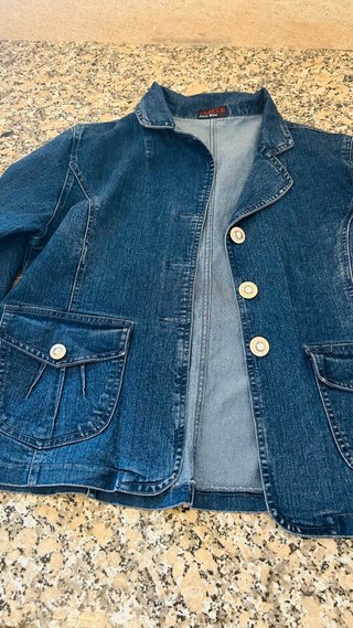 Cazadora vaquera azul talla L