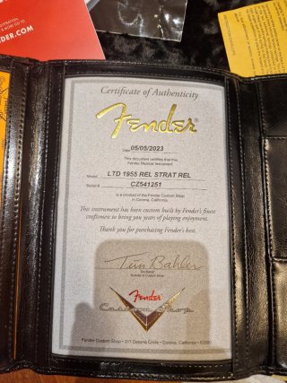 Fender Custom Shop Stratocaster 1955