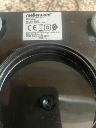Base, vaso y motor para licuadora