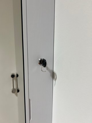 Joyero armario com espejo y llave PERFECTO ESTADO