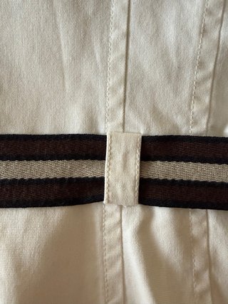 Chaqueta militar blanca Zara
