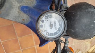 Scooter Honda Azul y Negro