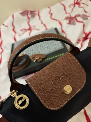 Bolso Longchamp Negro y Marrón