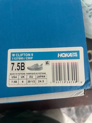 Hoka Clifton 9 Verde/Azul