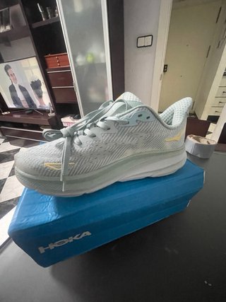 Hoka Clifton 9 Verde/Azul