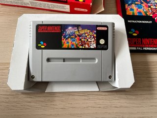 Tetris & Dr. Mario SNES PAL Noe
