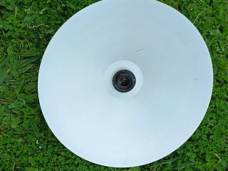 Lámpara colgante vintage amarilla