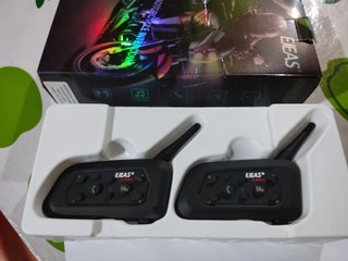 2 EJEAS V6 PRO+ INTERCOMUNICADORES MOTO