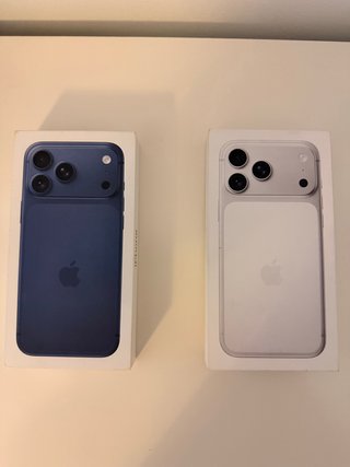 iPhone 17 Pro Max 512GB Azul y plata