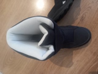 Botas Quechua Talla 36 Negras. Nieve, apreski