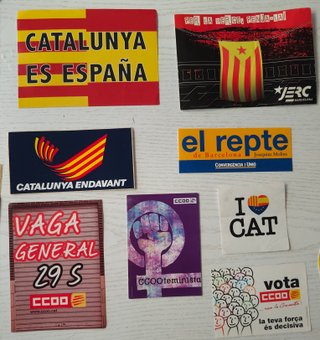 Lote 13 Adhesivos Sindicatos y Partidos Políticos