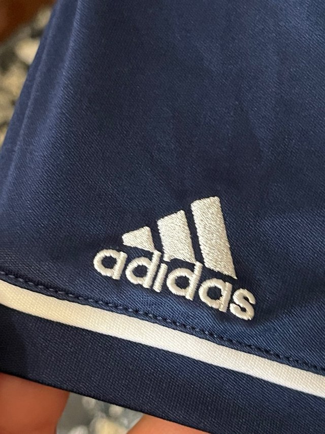 Polo sportivo Adidas blu taglia XL