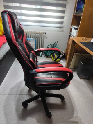 Silla Gamer STINGER STATIONFLIEN Negra/Roja