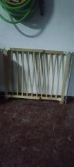 Barandilla protectora escalera niños madera