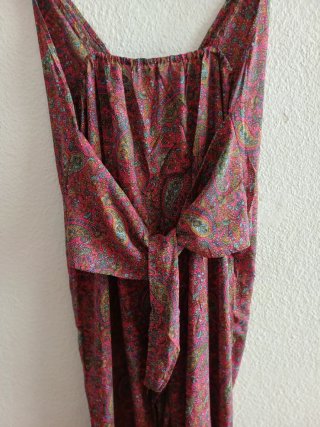 Mono de seda estampado verano talla M/L