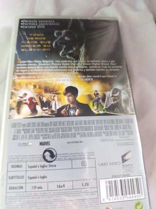 Spider-Man 3 UMD Video PSP Mai Aperto