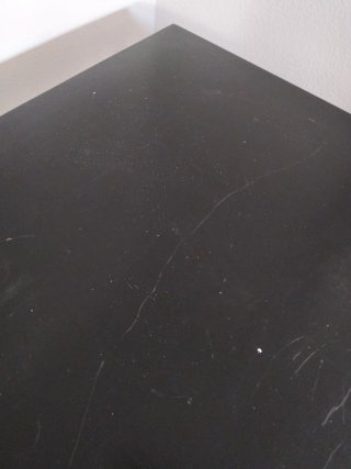 Mesa comedor negra  madera