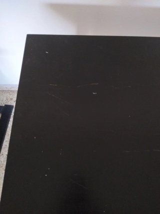 Mesa comedor negra  madera