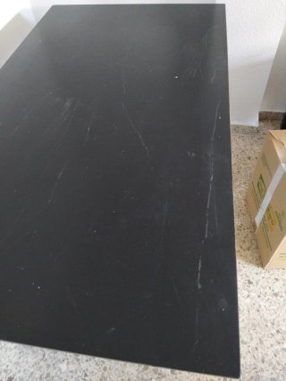 Mesa comedor negra  madera
