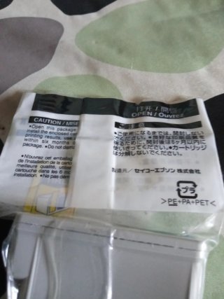 Cartucho Tinta Epson Negro BLACK NOIR