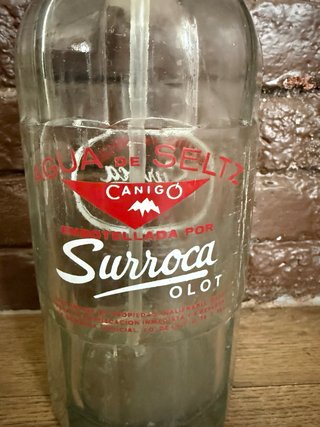 Sifón antiguo Surroca olot
