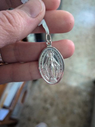 Medalla Milagrosa Plata Grande