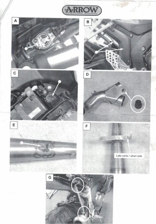 Tubo de escape Arrow Honda CBR 1000 RR