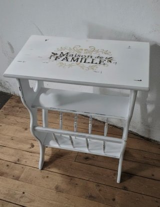 Juego de banco pie de cama con mesa revistero