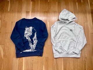 Lote 4 sudaderas niño, 6-7 Años
