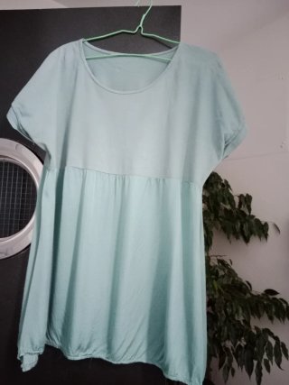 Blusa Zara verde talla 42