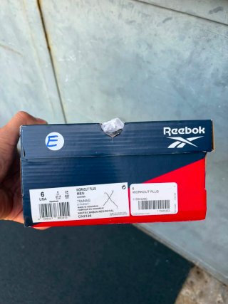 Reebok Workout Plus Bianche Gomma
