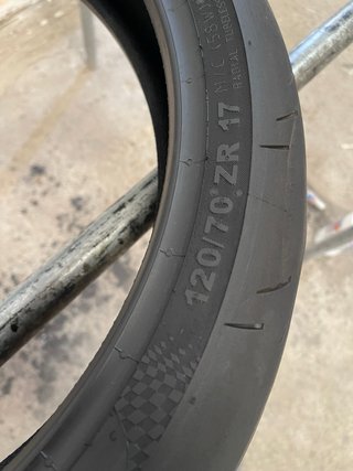 1x 120/70 ZR17 58W Continental ContiSportAttack2