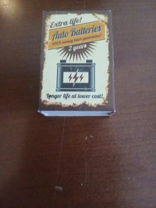 Scatola di fiammiferi Auto Batteries