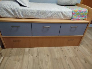 Cama nido 3 cajones + cama extra