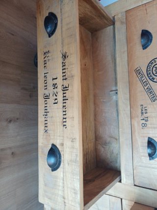 Cajonera Madera Mango Estilo Industrial