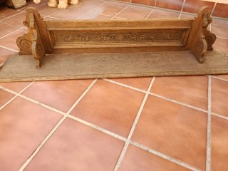 Mesa de madera rústica