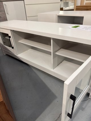 Mesa TV Madera y Cristal